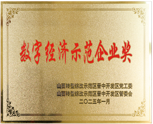 數(shù)字經(jīng)濟(jì)示范企業(yè)獎(jiǎng)